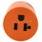 Ac Works Plug Adapter, 5-15/20R, L14-20P, 5-20P, L14-20P, 0 ft., Orange ADL1420520 - alternate 6